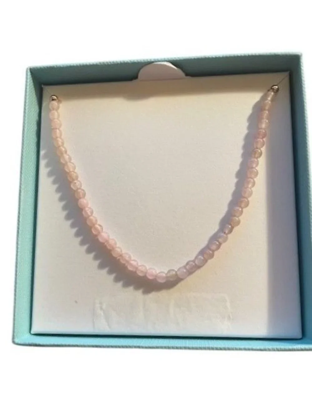 Pink Seed Bead Feminine Necklace